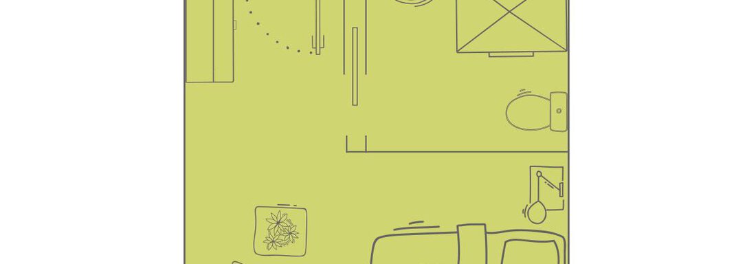 Skizze_Einzelzimmer - Vizensn Living - Sölden