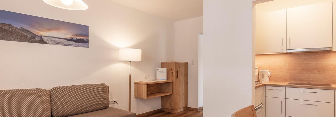 Wohnzimmer Comfort Plus Family - Typ III - Appartementhaus Zirmhof - Vent
