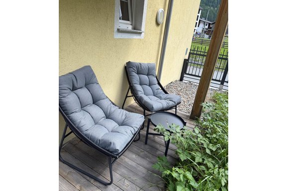 Terrasse mit Sitzecke - Residenz Zwieselstein Top 3 - Zwieselstein